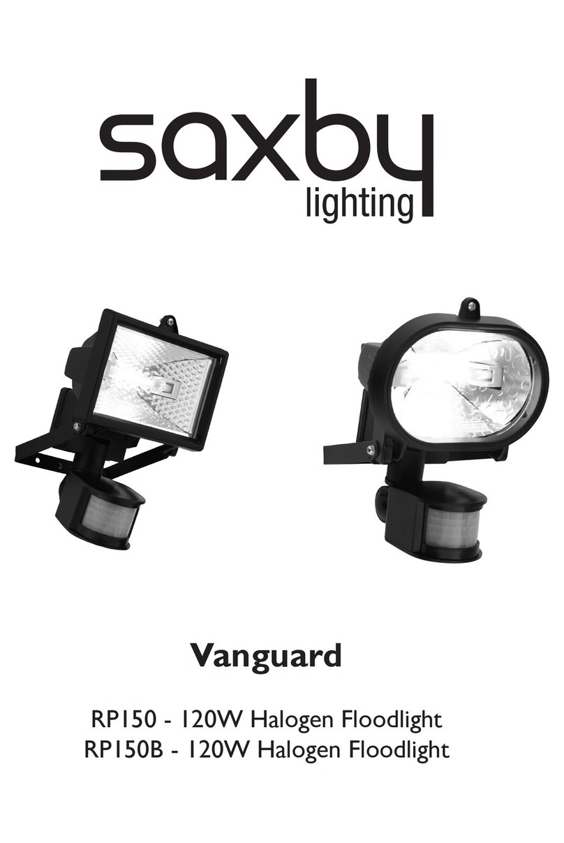 Saxby Lighting Vanguard manual