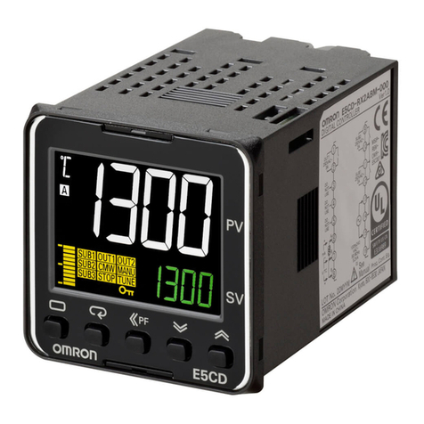 Omron E5CD-B User manual Omron E5CD-B User manual