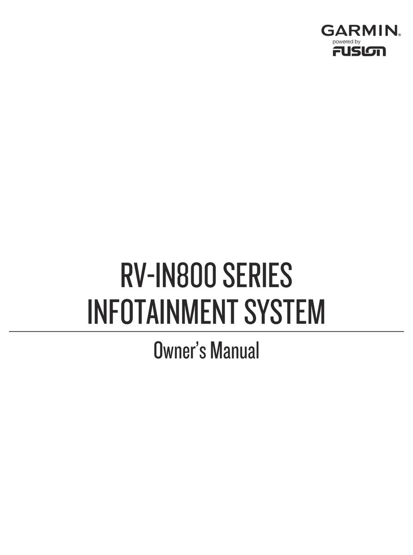 Garmin RV-IN800 Series owner's manual