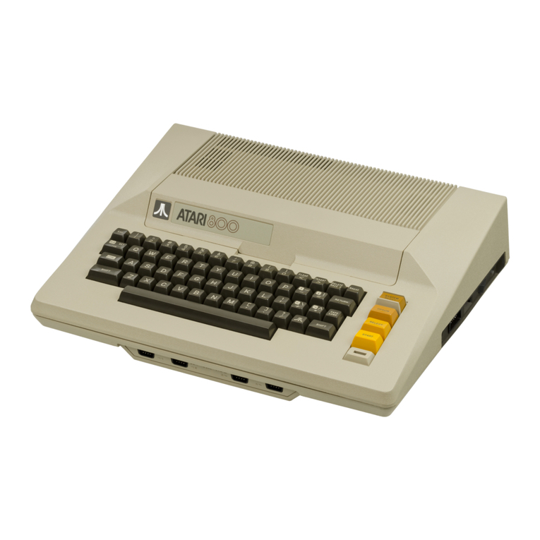 Atari 400 User manual