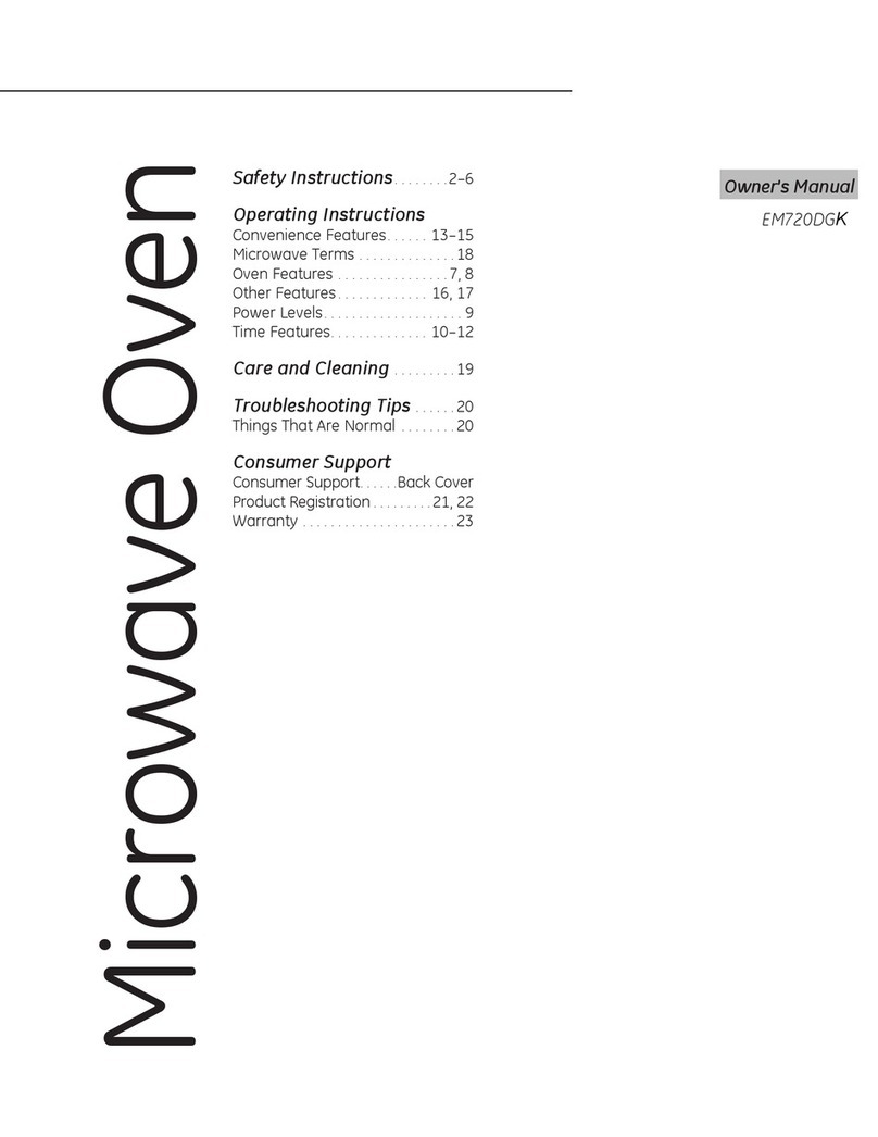 GE EM720DG User manual