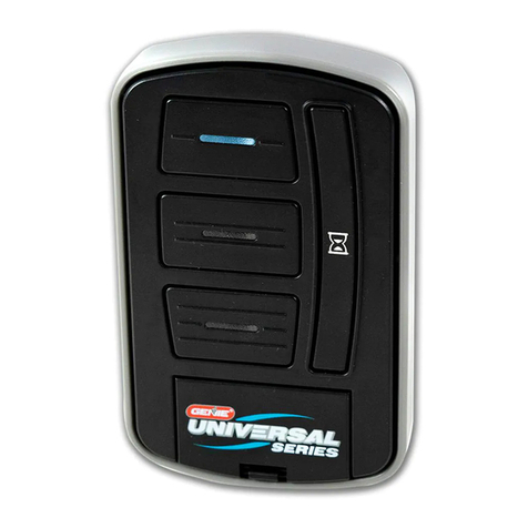 Genie UNIVERSAL REMOTE User manual