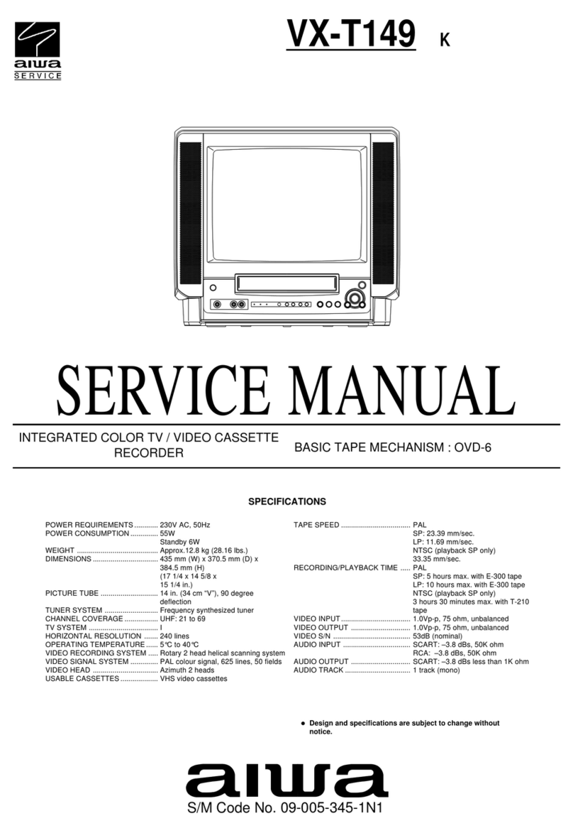 Aiwa VX-T149 User manual