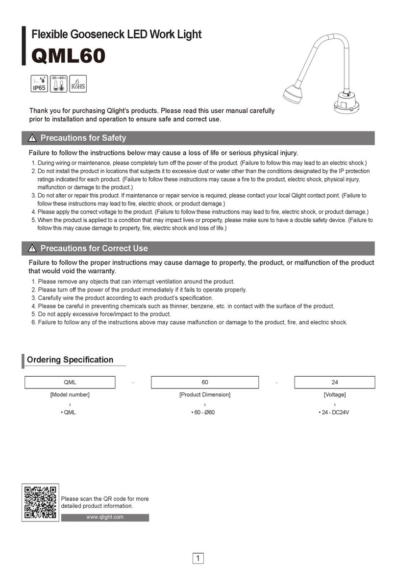 Qlight QML60 User manual