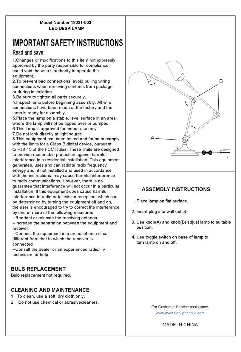 Catalina 18021-003 Important safety instructions