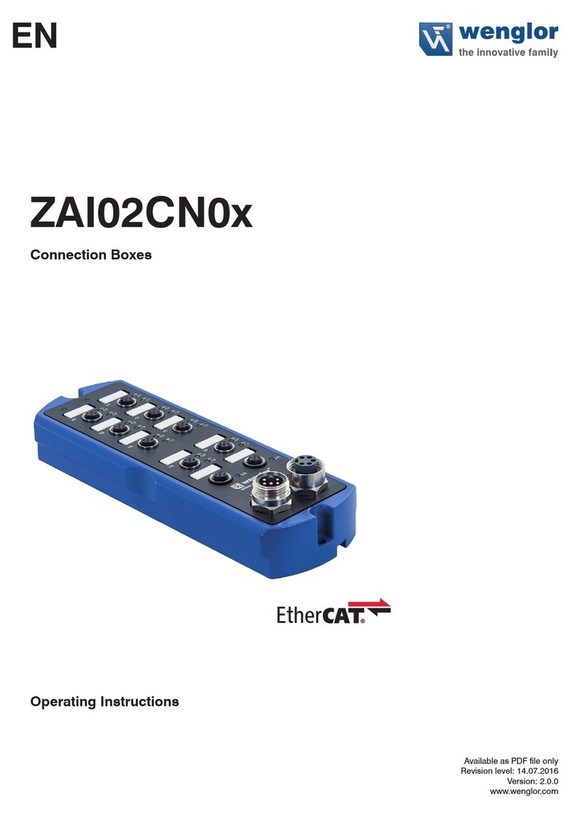 Wenglor EtherCAT ZAI02CN0x operating instructions Wenglor EtherCAT ZAI02CN0x operating instructions