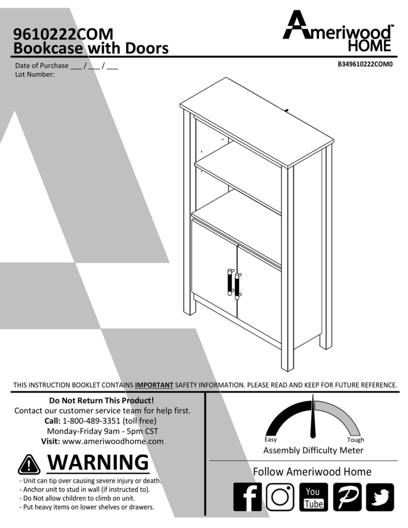 Ameriwood HOME 9610222COM manual