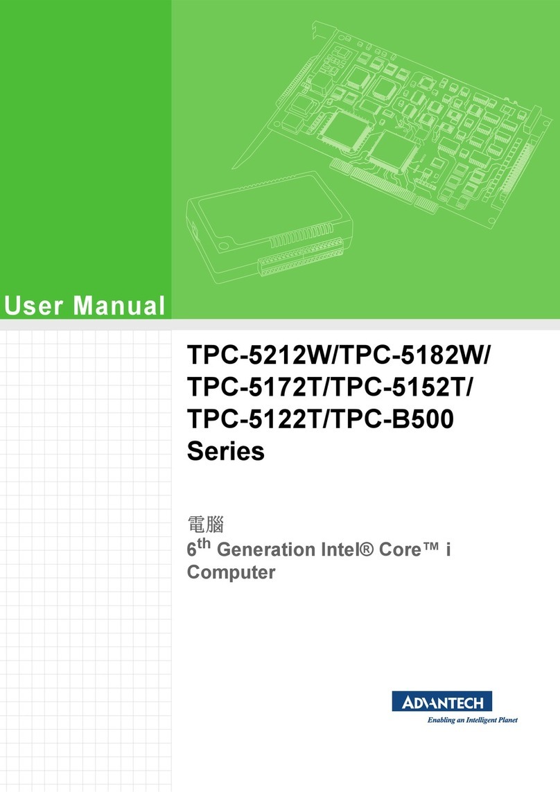 Advantech TPC-5212W Series user manual