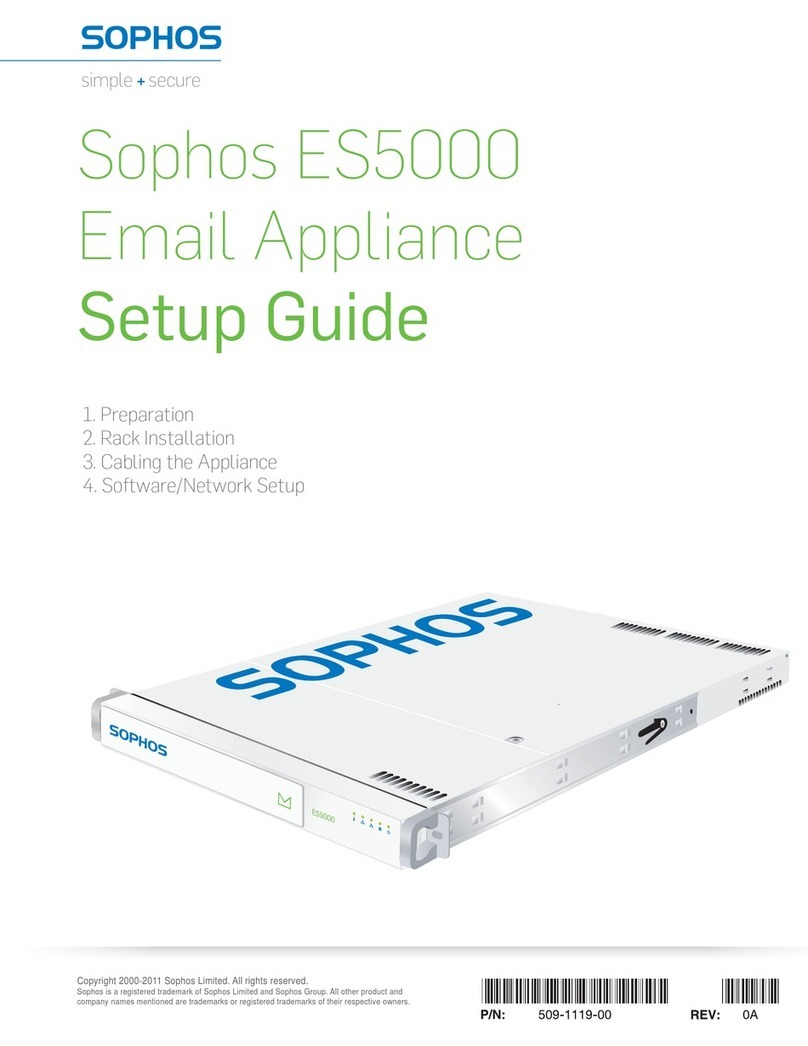 Sophos ES5000 User manual Sophos ES5000 User manual