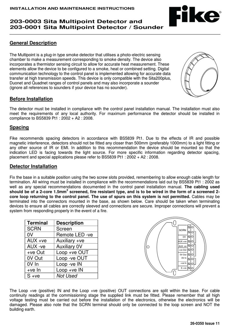 Fike 203-0003 User manual