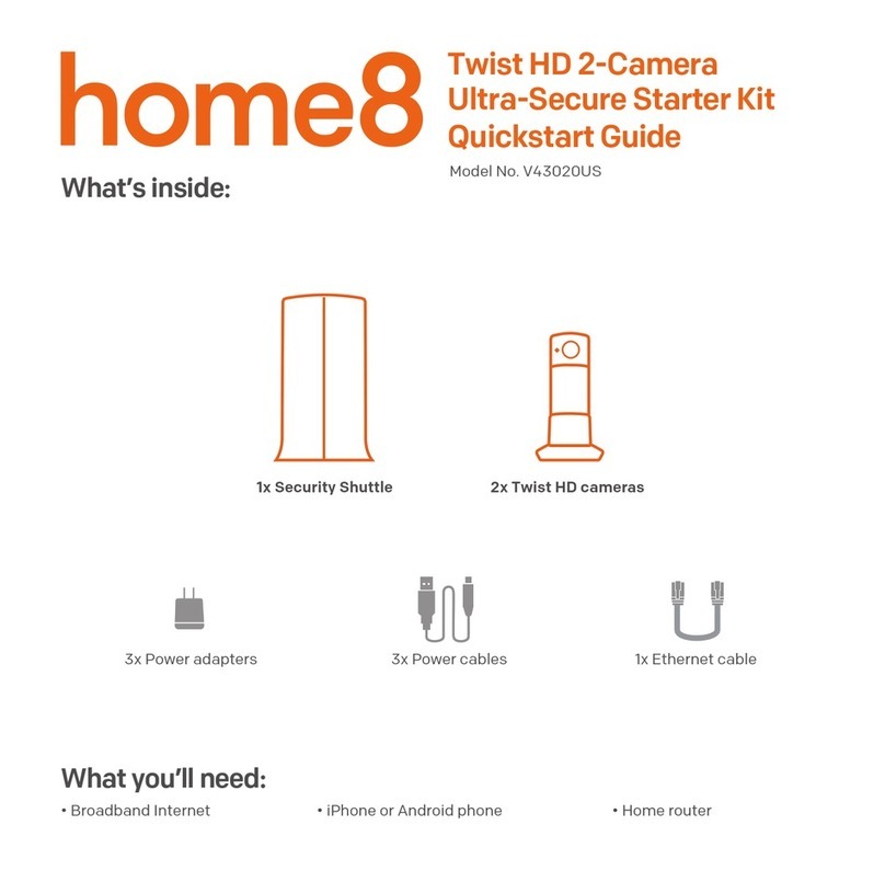 HOME8 V43020US quick start guide