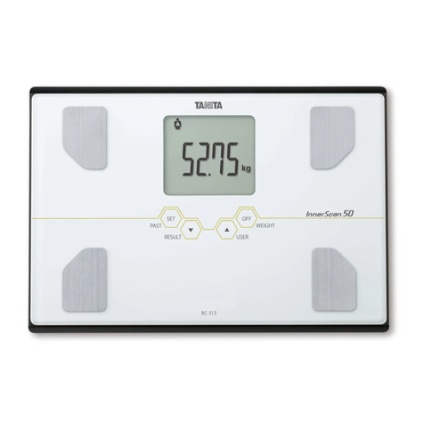 Tanita BC-313 User manual