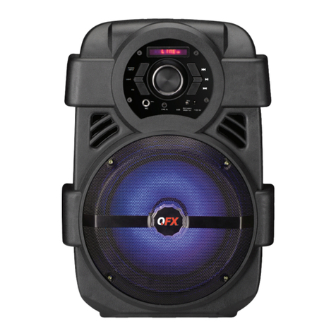QFX PBX-8 instruction manual