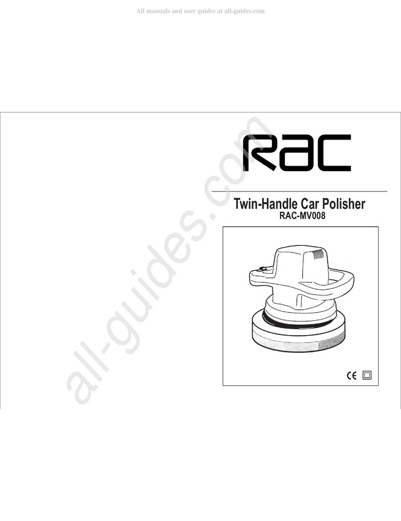 Rac MV008 User manual