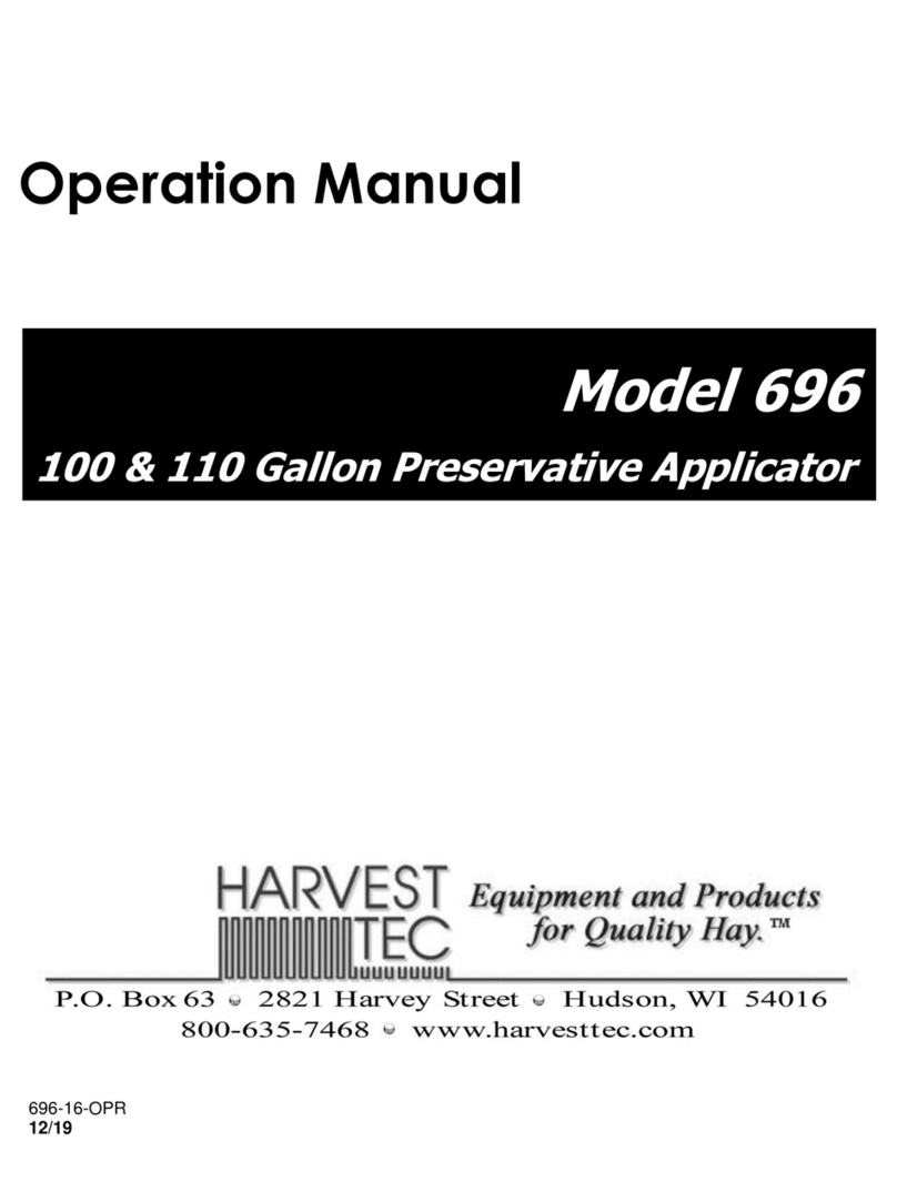 Harvest TEC 696 User manual Harvest TEC 696 User manual