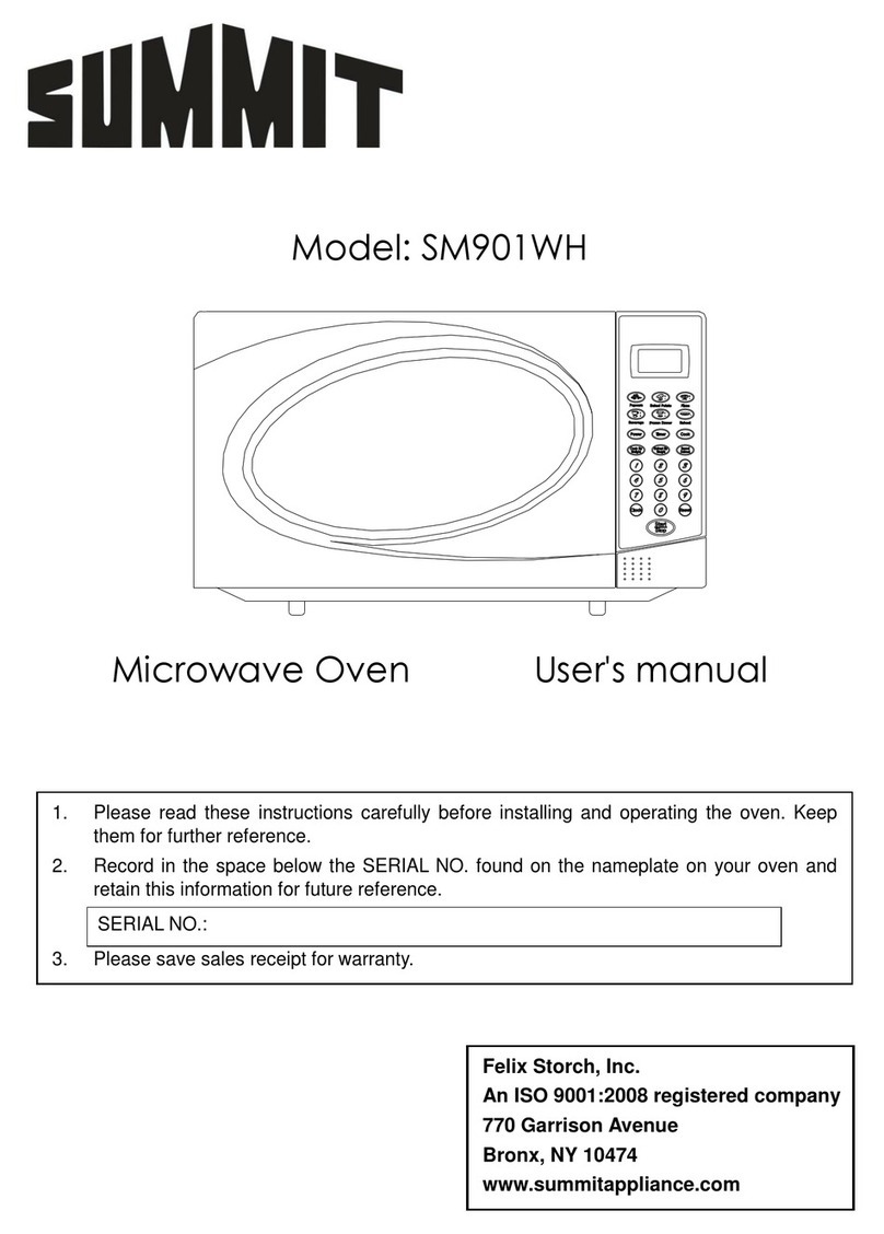 Summit SM901WH User manual