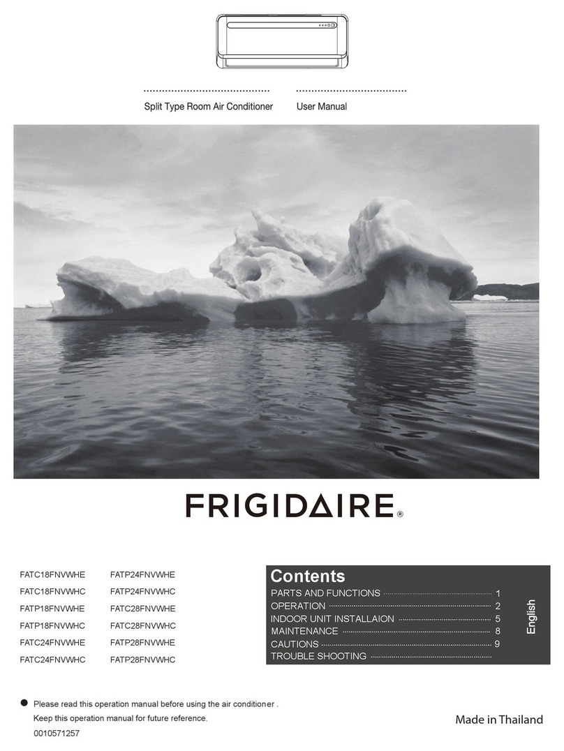 Frigidaire FATC18FNVWHE User manual