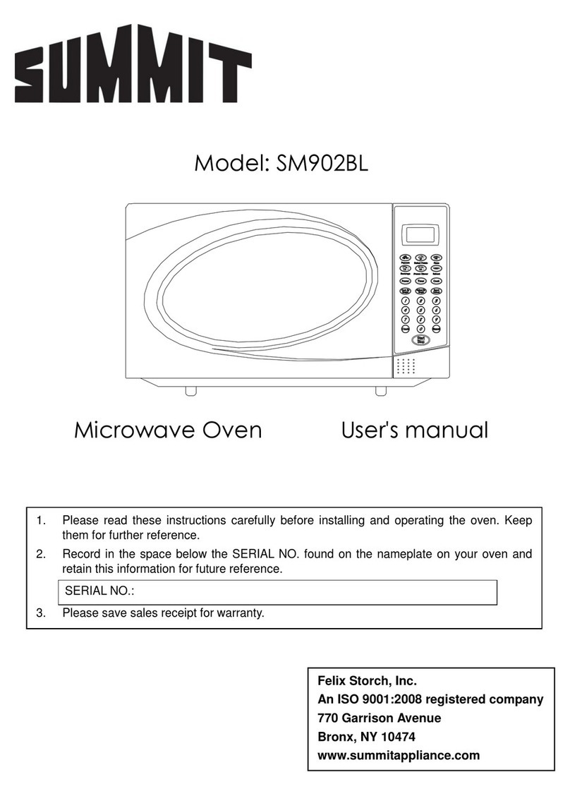 Summit SM902BL User manual