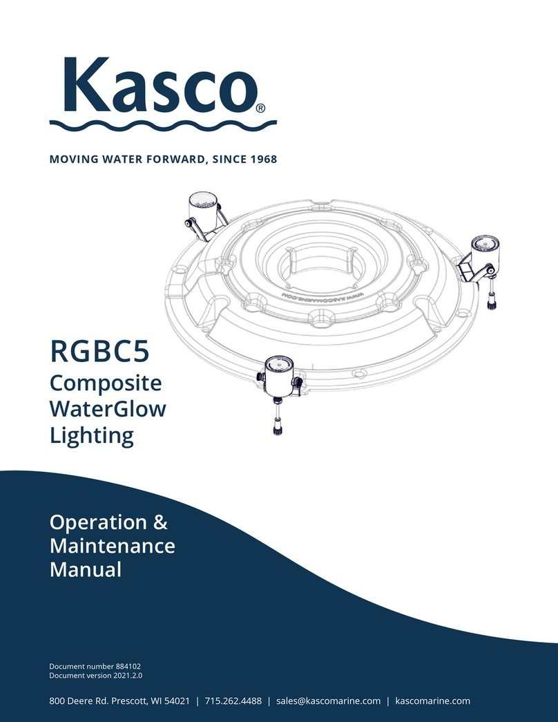Kasco WaterGlow RGBC5 Operation & maintenance manual