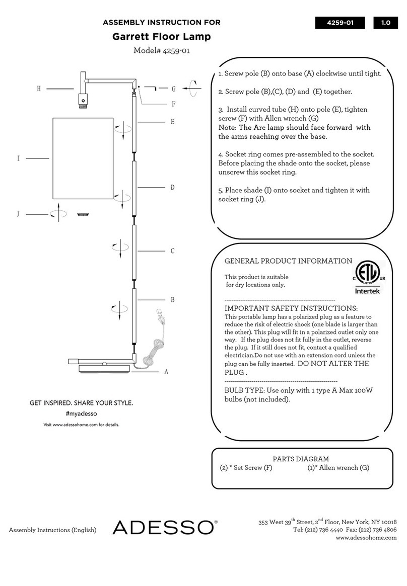 Adesso Garrett User manual Adesso Garrett User manual