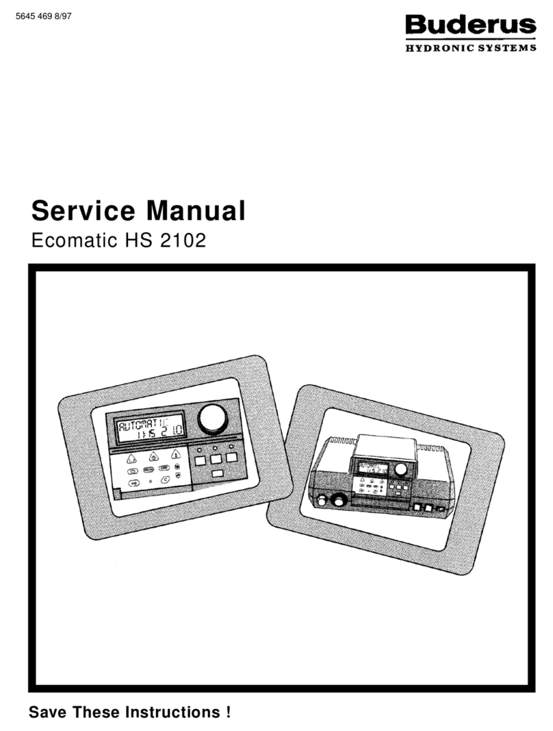 Buderus HS 2102 User manual