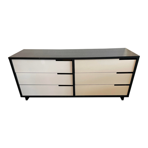 BluDot MODULICIOUS 6 LOW DRESSER User manual