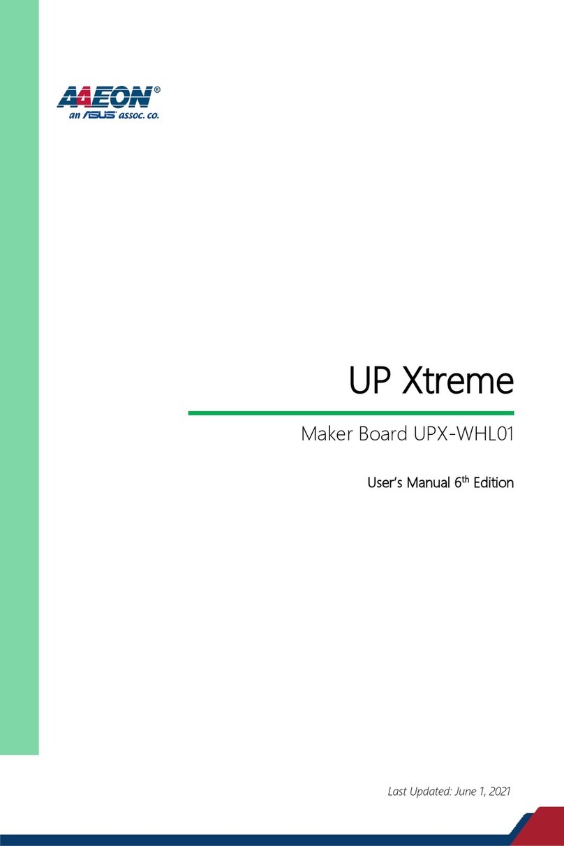 Asus Aaeon UP Xtreme UPX-WHL01 user manual
