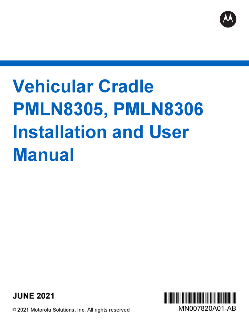 Motorola solutions PMLN8305 Installation and user manual