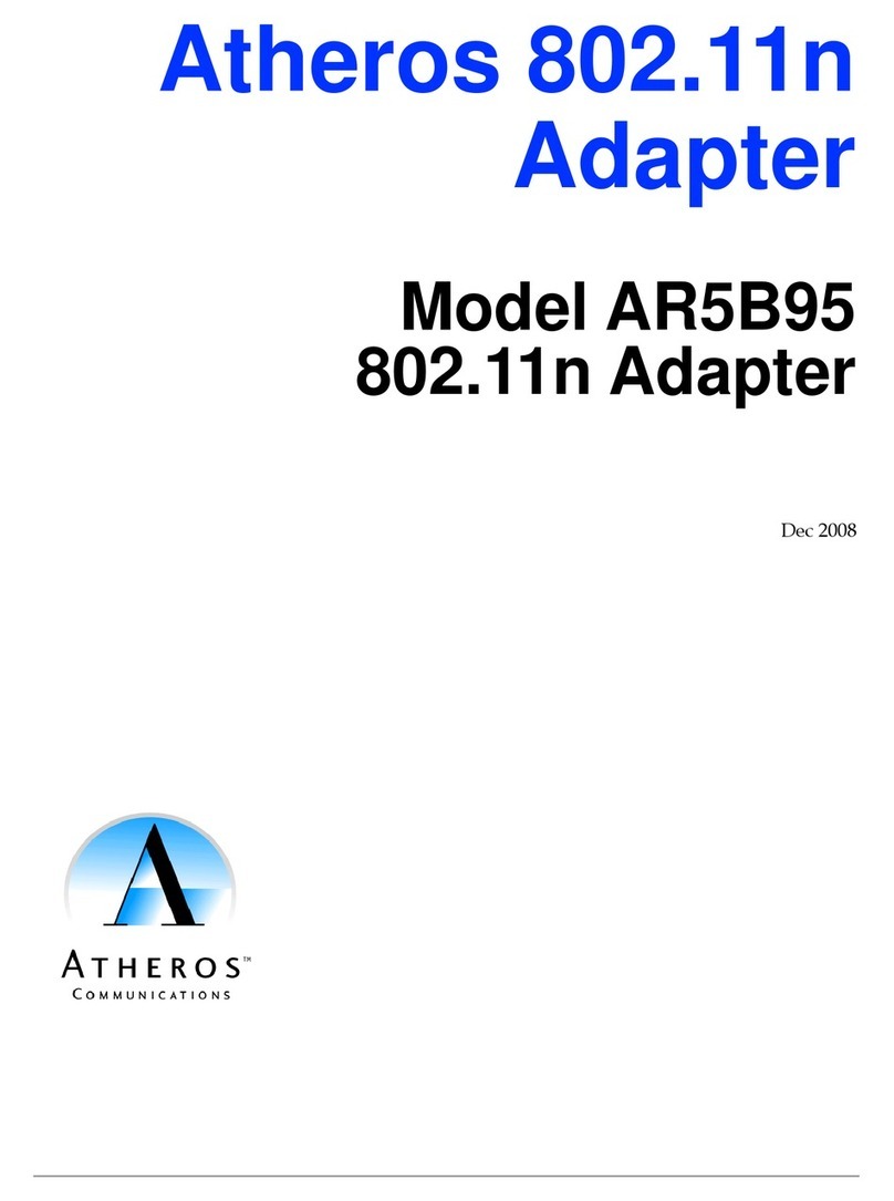 Atheros AR5B95 manual