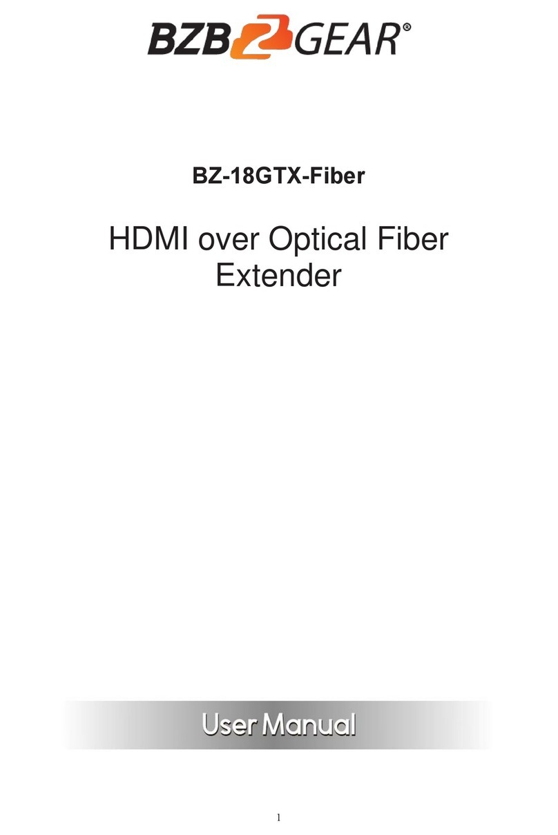 BZB Gear BZ-18GTX-Fiber user manual