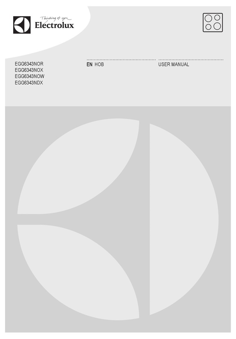 Electrolux EGG6343NOR User manual