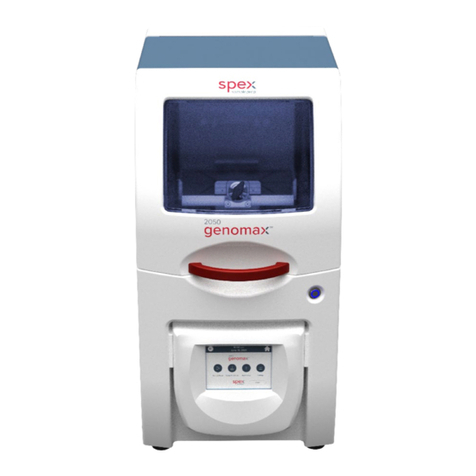 SPEX SamplePrep Genomax 2050 User manual