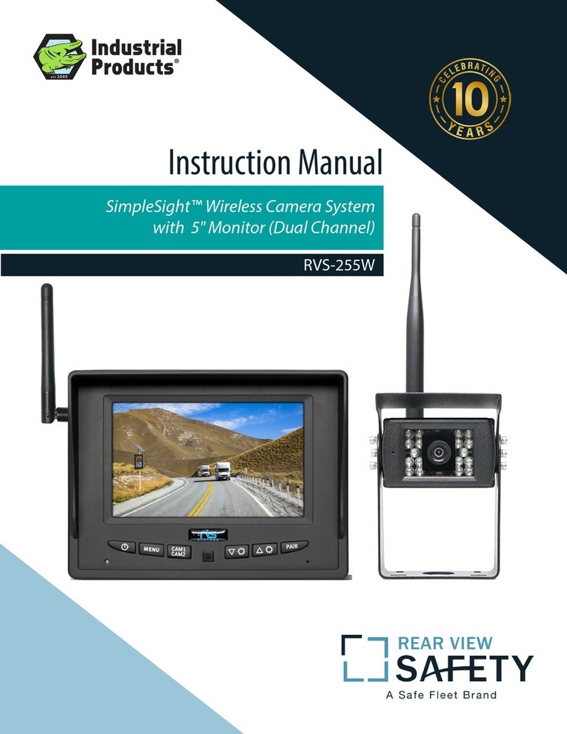 Safe Fleet Rear view safety RVS-255W User manual