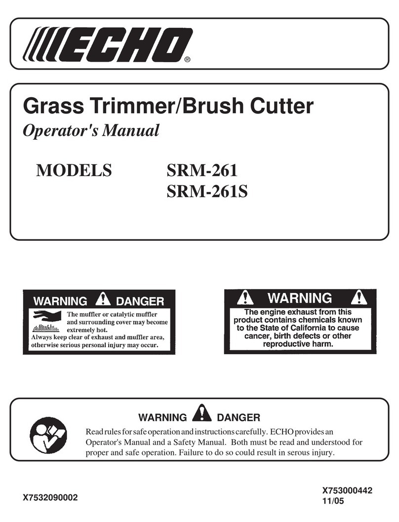 Echo SRM-261S Operator's manual