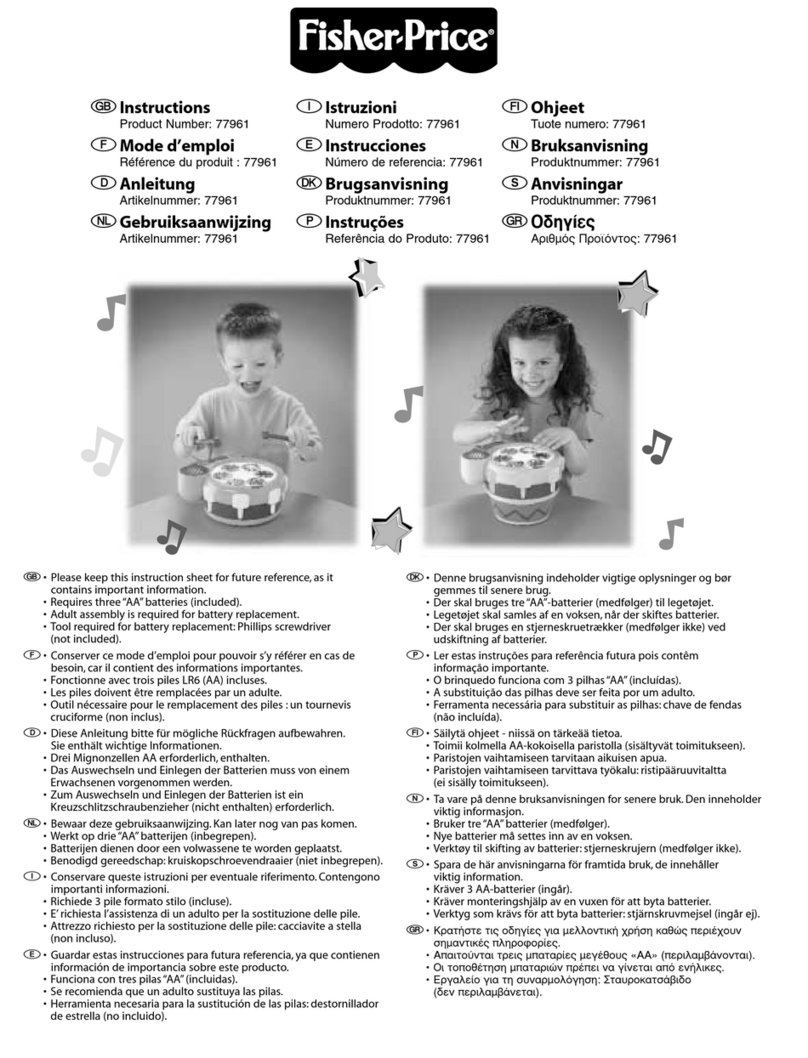 Fisher-Price 77961 instructions Fisher-Price 77961 instructions