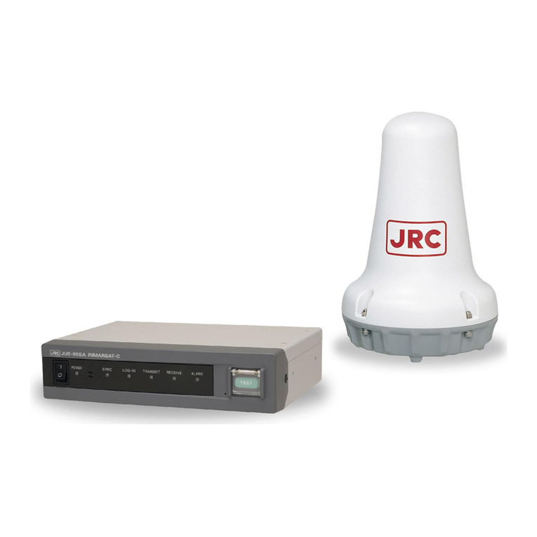 JRC JUE-95SA - User manual JRC JUE-95SA - User manual