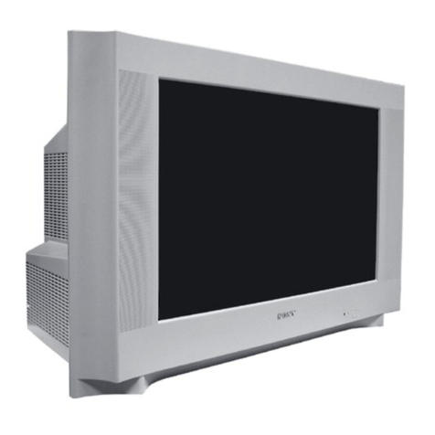 Sony Trinitron KV-28HX15B User manual Sony Trinitron KV-28HX15B User manual