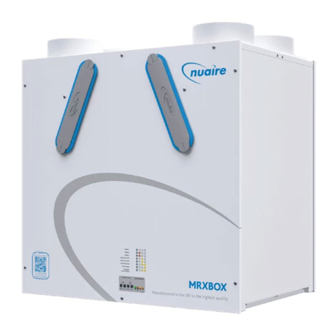 Nuaire Group MRXBOX95AB-WH1 Installation and Maintenance