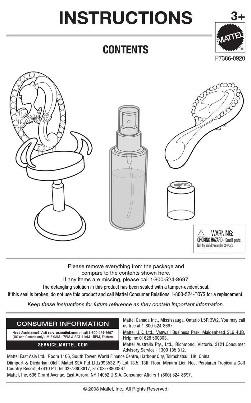 Mattel P7386 instructions