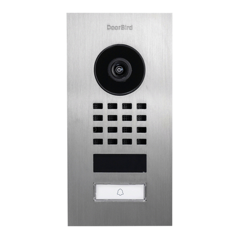 DoorBird D1101UV installation manual