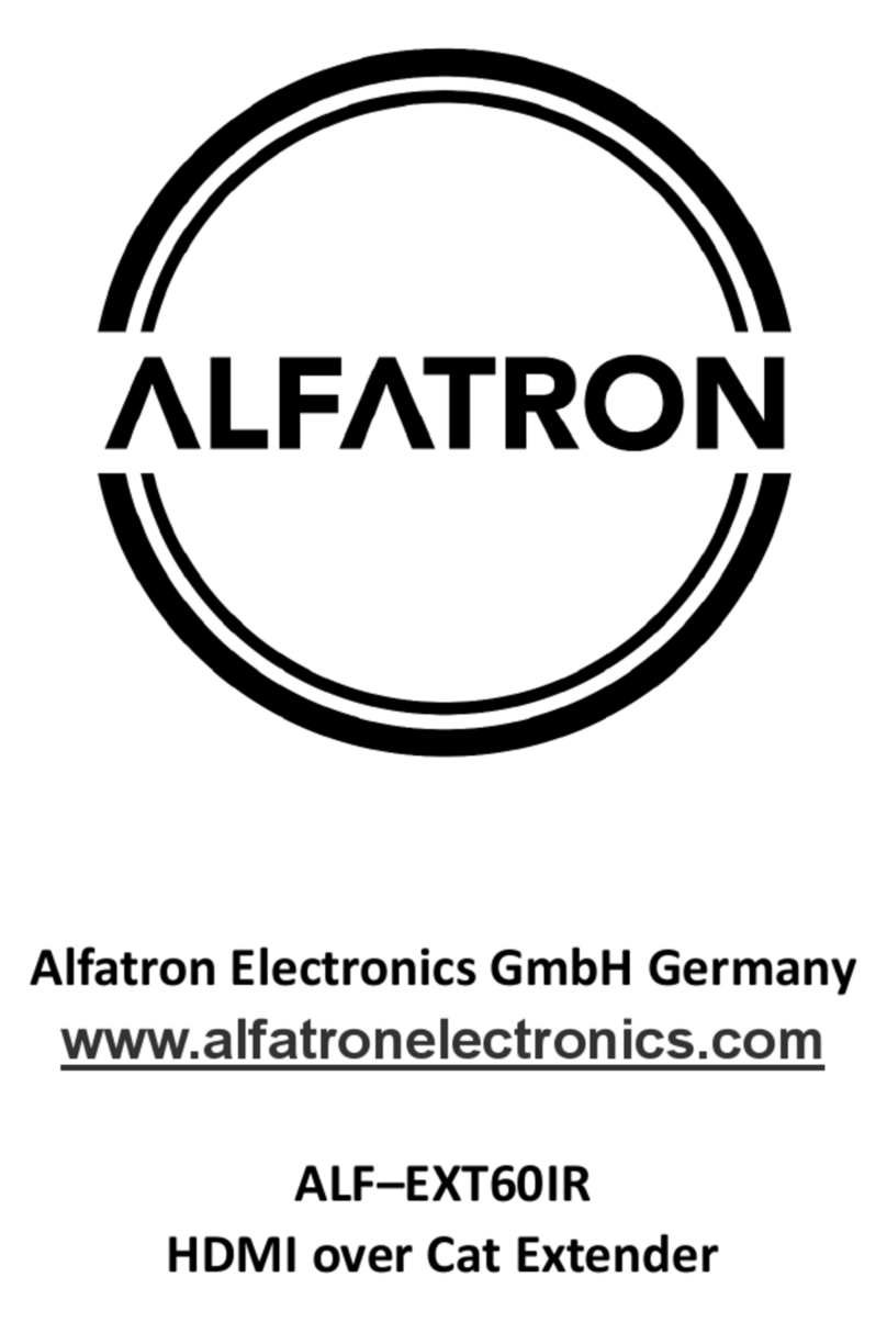 ALFAtron ALF-EXT60IR manual