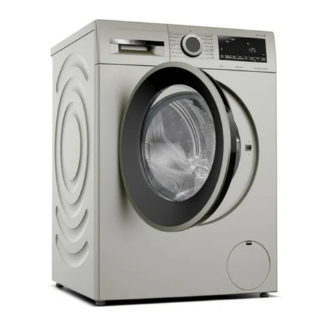 Bosch WGA144XVZA Operating and maintenance instructions