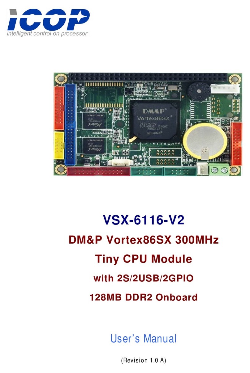 Icop VSX-6116-V2 User manual