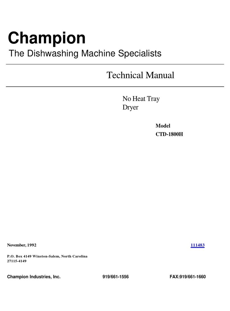 Champion CTD-1800H User manual