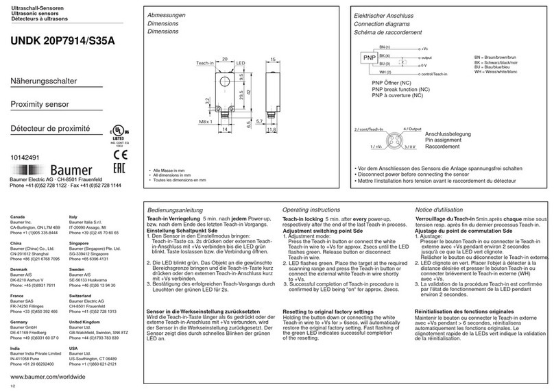 Baumer UNDK 20P7914/S35A quick start guide