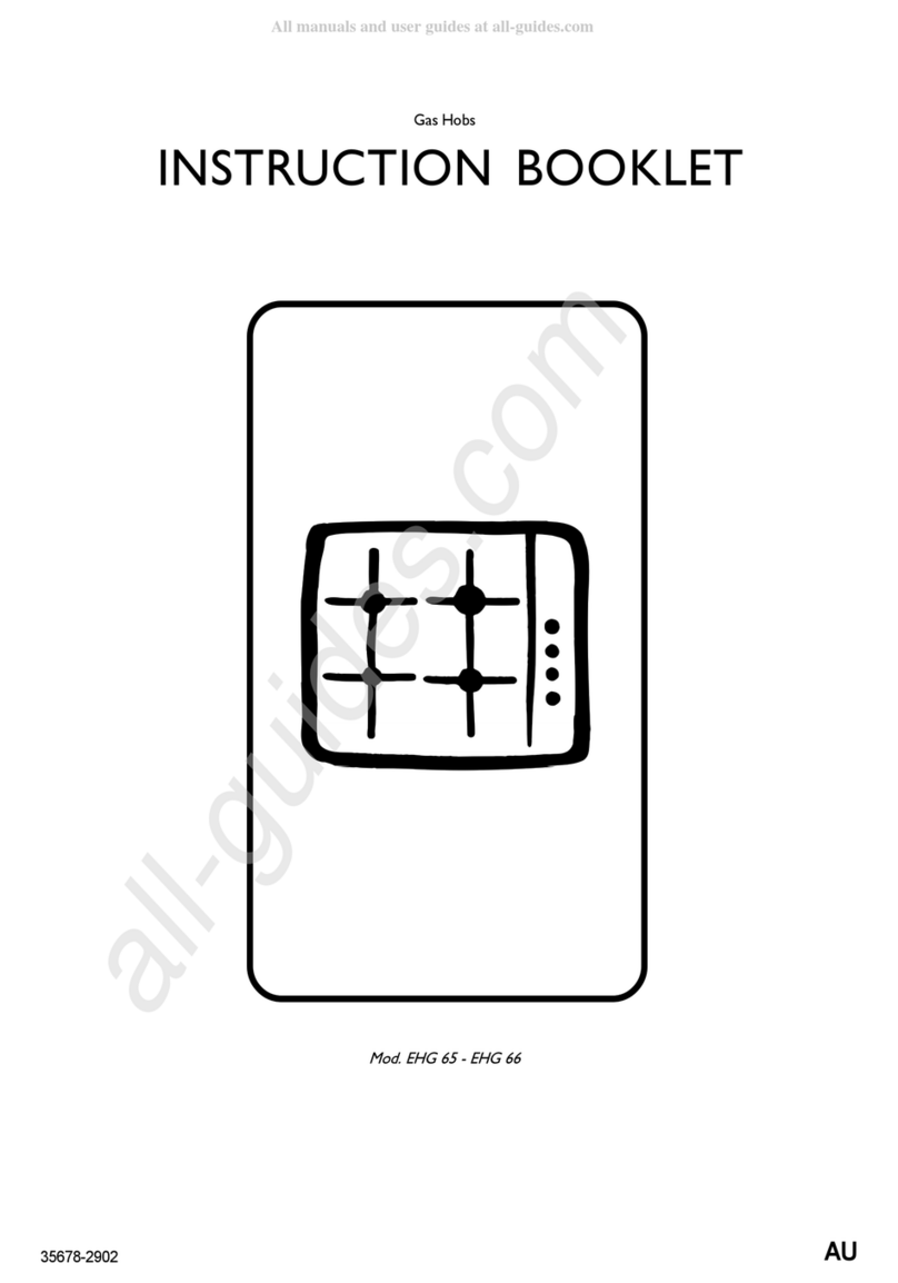 Electrolux EHG 65 Instruction booklet