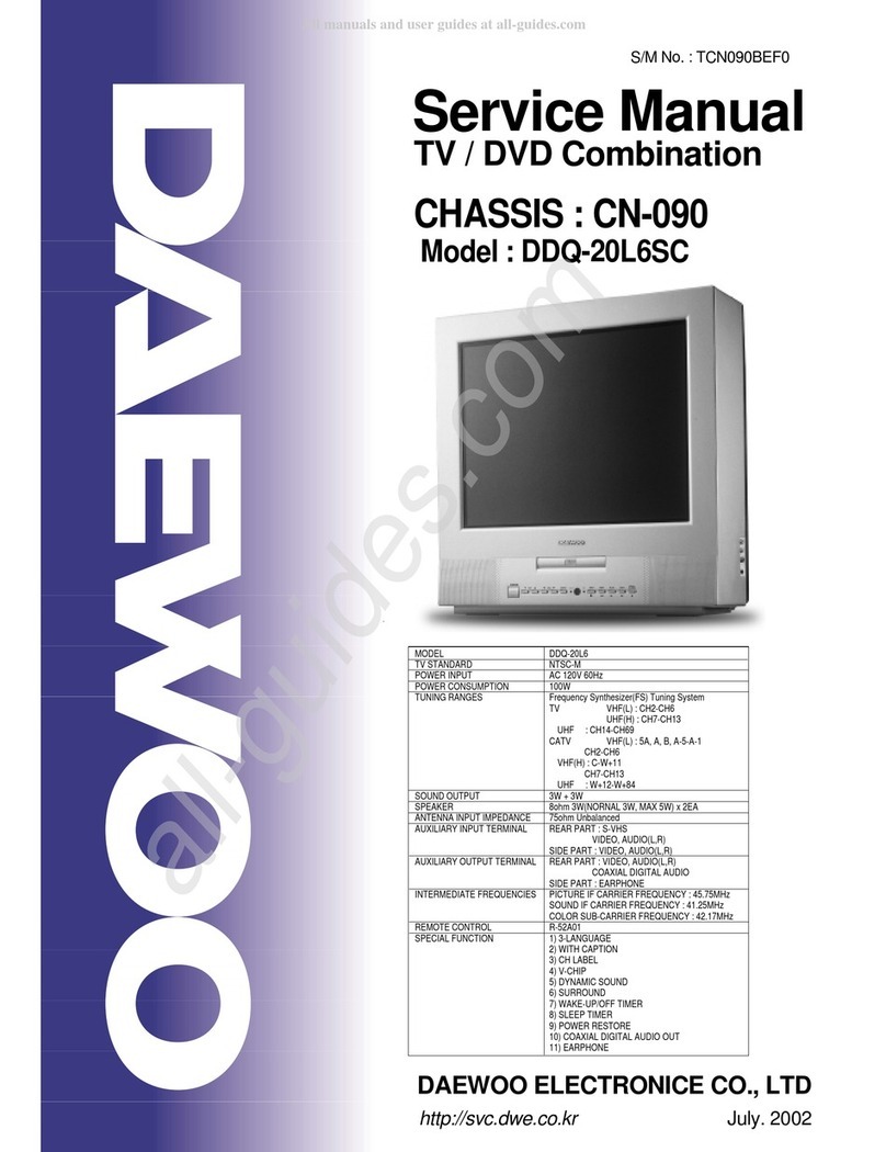Daewoo DDQ-20L6SC Service manual