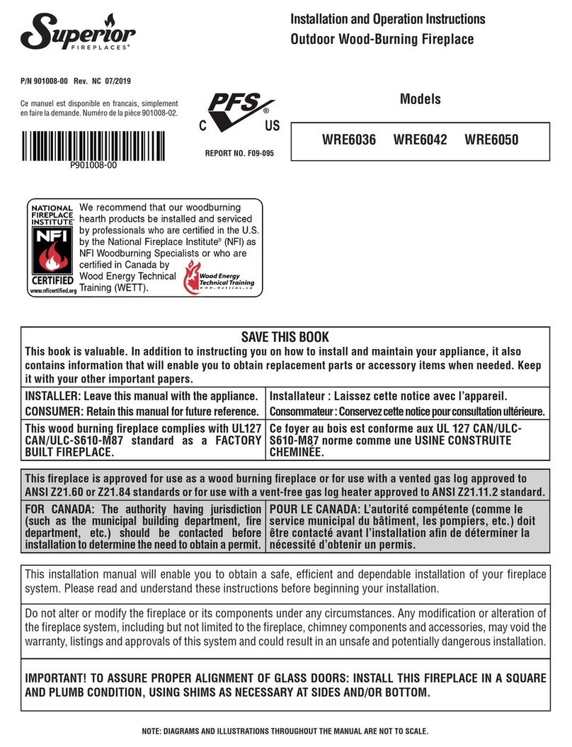 Superior WRE6036 User manual
