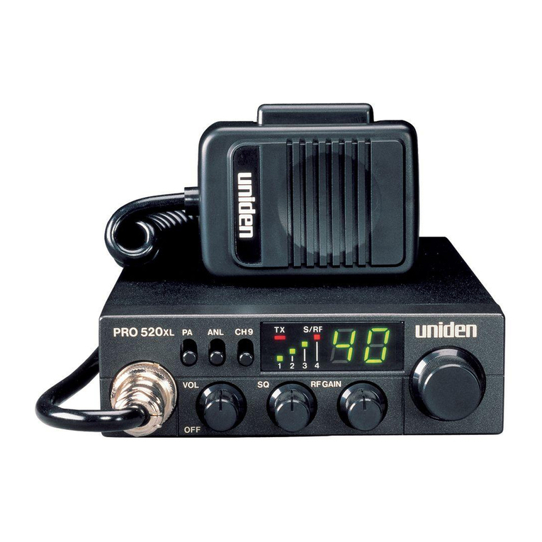 Uniden PRO 520XL manual
