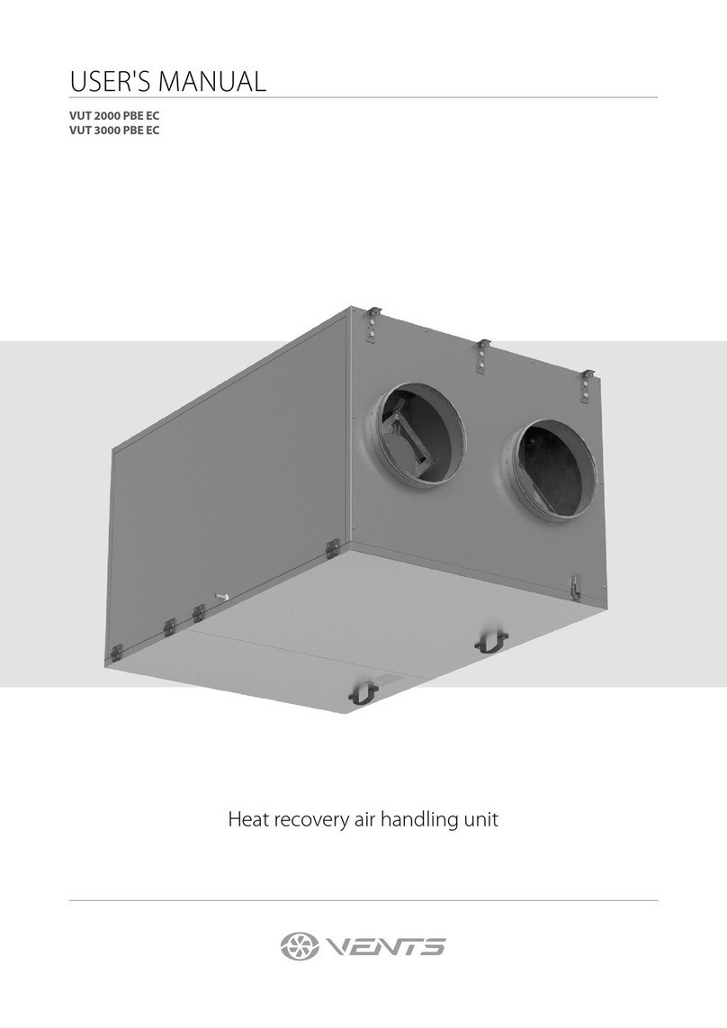 Vents VUT 2000 PBE EC User manual